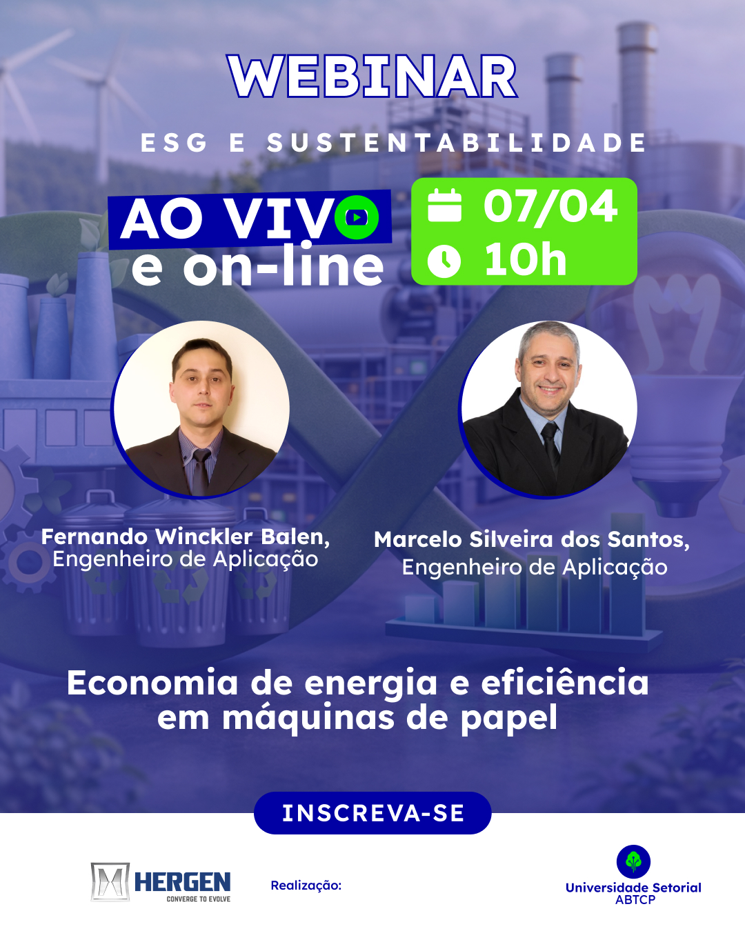 Webinar: Economia De Energia E Eficiência Em Máquinas De Papel